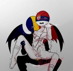 anal anal_penetration biting blood blush chair_position countryhumans cum cum_in_ass cum_inside cum_while_penetrated gay melloz613 romania_(countryhumans) serbia_(countryhumans) sex socks stickman vampire