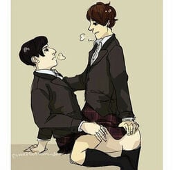 dan_and_phil dan_howell phan phil_lester school school_uniform uniform yaoi