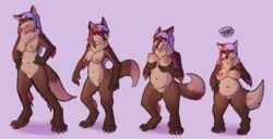 1girls 2019 2d annoyed anthro ass belly big_breasts biobasher black_nose breast_expansion breasts brown_body brown_fur canine chubby chubby_female confusion digitigrade feet female fur furry green_eyes hand_on_breast hand_on_hip hi_res holding_breast looking_at_self mammal navel nude nude_female original_character overweight overweight_female paws pussy sequence shortstack shrinking simple_background snout solo standing surprise tail text thick_thighs thigh_expansion thigh_gap transformation weight_gain wide_hips wolf