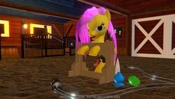 3d animated anthro elera flattershy game my_little_pony patreon penis project_elera pumping tagme video