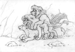 disney feline female feral feral_on_feral fur furry furry_only kovu lion male mammal nala simba straight the_lion_king the_lion_king_ii:_simba's_pride yaoi