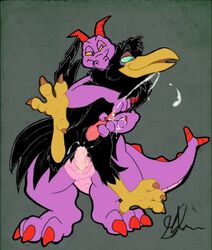 disney dragon figment gay glenn jeremy male_only penis purple secret_of_nimh tagme