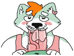 2d_animation 4:3 animated anthro belly blush canid canine canis clothed clothing damienwhirlpool digital_media_(artwork) domestic_dog duo ear_piercing erection fellatio fingers flipnote_studio_(artwork) flipnote_studio_3d_(artwork) frame_by_frame fur gay genital_piercing genitals green_body green_fur hair heart_piercing heart_symbol humanoid_genitalia humanoid_penis lino_the_lion looking_at_viewer low_res male male/male male_penetrating mammal nintendo nintendo_3ds nintendo_ds_family nude oral penetration penile penile_penetration penis penis_piercing piercing pov_blowjob red_clothing red_shirt red_tank_top red_topwear sex shiba_inu shirt short_playtime simple_background smile spitz tank_top topwear white_body white_fur