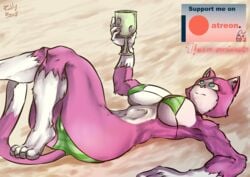 2019 anthro big_breasts breasts clothed clothing empress_(fortnite) epic_games female fur hi_res mammal nude ruddyrzaq solo video_games