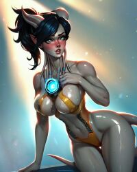 draenei from overwatch by xoathena