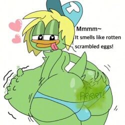 anthro anus ass belly big_ass character_request duck fart fart_cloud fart_fetish farting farts femboy furry male_only overweight rear_view solo sound tagme thick_ass thick_thighs thighs toony video vore vore_belly