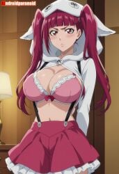 ai_generated aindroidparanoid ass bed bedroom big_ass big_breasts big_butt bleach boots bra busty cleavage curvy cute dokugamine_riruka fat_ass female female_only hat hips hoodie huge_ass huge_breasts large_ass large_breasts legs lingerie narrow_waist pink_eyes pink_hair skirt slim_waist stable_diffusion thick_ass thick_thighs twintails voluptuous waist wide_hips