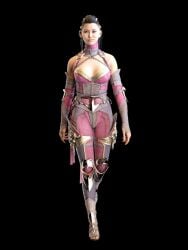 1girls 3d clothed daz_studio mileena mortal_kombat solo tagme