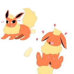 ass cum disembodied_penis female flareon gaping_pussy heart male male/female pokemon pokemon_(species) pokemon_only pussy sex spread_legs tagme