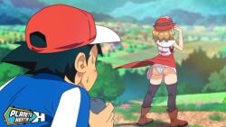 anal female laceysx pokemon serena_(pokemon) sexy.ai spanish_dialogue spanish_text tagme video video_games