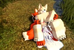 andromorph anthro balls cock cum cum_in_pussy cum_inside cum_splash cumshot cuntboy fennec fennec_fox fox furry male male/intersex ravenuwu roblox self_upload sex super_animal_royale vaginal_penetration