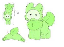 anus cub digital_drawing_(artwork) digital_media_(artwork) female_symbol feral fluffy_neck_fur fluffy_tail genitals gootraxian green_body green_ears green_fur green_pawpads green_tail height kaiju_paradise laying_on_stomach looking_at_viewer neck_fur pawpads paws presenting presenting_anus presenting_genitalia presenting_hindquarters presenting_pussy puppy puppy28_(artist) pussy raised_tail roblox roblox_game simple_background slime_pup_(kaiju_paradise) tagme young young_anthro young_female