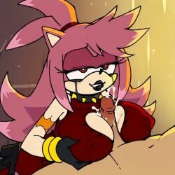 ai_generated amy_rose cum lovesick_amy mashed paizuri sega sonic_(series) sonic_the_hedgehog_(series)