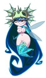 annetta_fish_(rayman) breasts lowres navel pussy thick thighs