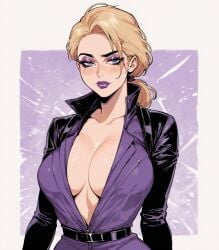 1girls ai_generated biohazard blonde blonde_female blonde_hair blonde_hair_female blue_eyes blue_eyes_female capcom cleavage curvy erect_nipples female huge_areolae huge_breasts jill_valentine jill_valentine_(blonde) nai_diffusion puffy_nipples realistic resident_evil saucy_trove stable_diffusion thick_hips voluptuous yellow_hair