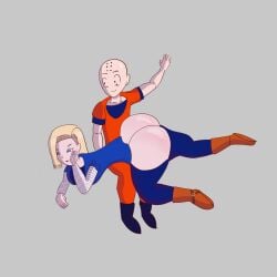 1boy 1girls android android_18 anime ass ass_bigger_than_head ass_bigger_than_torso badonkadonk badonkadonks bald bald_man bent_over bent_over_lap big_ass big_booty big_butt big_thighs blonde_female blonde_hair blonde_hair_female blue_eyes bottom_heavy bubble_ass bubble_butt cake caked_up curvy curvy_body curvy_female curvy_figure curvy_hips curvy_thighs daddy daddy_kink dominant_male dominated dominated_female domination dragon_ball dragon_ball_z fat_ass fat_butt female giant_ass gigantic_ass gigantic_butt huge_ass huge_butt hyper_ass hyper_butt krillin kuririn large_ass large_butt large_thighs male massive_ass massive_butt otk_spanking over_the_knee_spanking pants_down pants_pulled_down pawg plump plump_ass plump_butt plump_thighs punished punishment punishment_spanking round_ass round_butt slapping_ass slapping_butt smacking_ass smacking_butt spanked spanked_ass spanked_butt spanked_otk spanking spanking_ass spanking_butt spanking_fetish submission submissive submissive_female thick thick_ass thick_butt thick_hips thick_thighs voluptuous voluptuous_female white_body white_skin