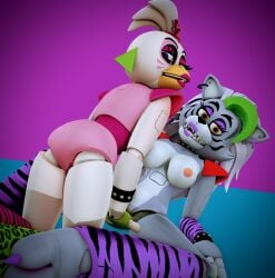 2024 2girls 3d 3d_(artwork) animatronic bird breasts canine five_nights_at_freddy's:_security_breach furry furry_female glamrock_chica_(ashleyorange) glamrock_chica_(fnaf) horns lesbian_sex masturbation pussy robot roxanne_wolf_(fnaf) roxanne_wolf_(x3milky) seductive seductive_eyes seductive_look steel_wool_studios vaginal_masturbation wolf yuri