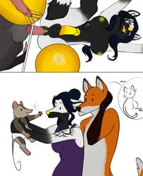 2019 absurd_res agatha_vulpes animal_genitalia animal_penis anthro anthro_on_anthro anthro_penetrated anthro_penetrating anthro_penetrating_anthro baby balls big_balls big_breasts biped bodily_fluids breasts canid canine cheating comic cucked_by_futa cuckold cum cum_in_pussy cum_in_uterus cum_inside didelphid erection fox fur futa futanari genital_fluids glory_hole herm herm/male herm_penetrated hi_res holding_character humanoid_penis impregnation infidelity internal intersex intersex/male intersex_penetrated lagny_the_opossum male male_penetrating mammal marsupial mitsuhide_vulpes mother mother_and_son myron_morgulus netorare nipples ntr nude ovum parent penetration penis pussy sex son sperm_cell surprise time_skip tongue uterus vaginal_penetration young