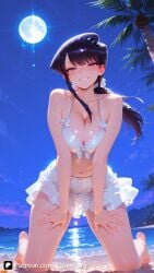 1girls ai_generated ass ass_focus big_ass big_breasts black_eyes black_hair blush breast_grab breasts closed_mouth clothes clothing cute cute_face female female_focus komi-san_wa_komyushou_desu komi_shouko large_ass large_breasts light-skinned_female light_skin long_hair looking_at_viewer pussy sexy sexy_body sexy_female sexy_pose younger_female