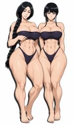 2girls black_hair bleach homunculus kurotsuchi_nemu milf unohana_retsu