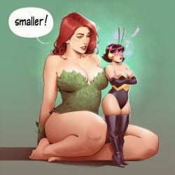 2girls ai_generated ant-man_(series) avengers batman_(series) big_ass big_breasts big_thighs breasts crossover curvaceous curvy curvy_figure dc dc_comics digital_media_(artwork) female hero heroine hips hourglass_figure huge_ass huge_breasts huge_thighs hypnosis janet_van_dyne large_ass large_breasts large_thighs legs light-skinned_female light_skin marvel marvel_comics mature mature_female metahuman mind_control mutate_(marvel) pamela_isley phophopho poison_ivy shrinking slim_waist superhero superheroine supervillain supervillainess thick thick_hips thick_legs thick_thighs thighs villain villainess voluptuous waist wasp_(marvel) wide_hips wide_thighs