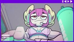 bottomless bottomless_female diives embarrassed female pussy streamer streaming tagme vagina video vitzy_(vitzypie)