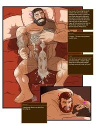 anal anal_penetration anal_sex bara bernard_(lustful_desires) gay logan_(lustful_desires) lustful_desires male male_only milk_my_cake muscular muscular_male