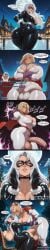 1futa 2girls ai_generated amnesiastudios anal anal_sex arched_back arm_grab balls ballsack big_ass big_breasts big_cock big_hips big_penis black_bodysuit black_cat_(marvel) blonde_hair blue_eyes blush bulge bulge_through_clothing bulge_to_side chin_grab choker cleavage cleavage_cutout cleavage_overflow clenched_teeth comic curvaceous curvy curvy_female curvy_figure curvy_futa dc dc_comics dc_super_hero_girls doggy_style dominant face_mask fat_ass felicia_hardy female female_submissive foreskin from_behind fucked_silly fur futa_on_female futadom futanari huge_balls huge_cock jojo_pose jojo_reference large_breasts lips lipstick long_hair marvel marvel_comics moon muscular muscular_futa night night_sky nipples on_bench penis power_girl red_cape ripped_clothing ripped_pants short_hair silver_hair skindentation speech_bubble submissive submissive_female superheroine thick thick_ass thick_hips thick_legs thick_penis thick_thighs villainess white_hair wide_hips