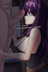 before_sex doki_doki_literature_club imminent_oral imminent_sex moritaris yuri_(doki_doki_literature_club)