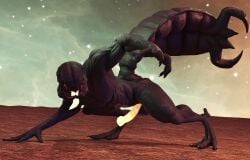 3d_(artwork) abs absurd_res alien alien_humanoid arthropod arthropod_abdomen balls blender_(artwork) digital_media_(artwork) digitigrade eyeless gay gay_anal genitals glowing glowing_genitalia glowing_penis glowing_tongue hi_res homosexual homosexual_male humanoid male male_focus male_only male_penetrated male_penetrating mandibles muscular muscular_male penis pinup pose sneakyphox solo tongue vein veiny_penis void_wyvern_(sneakyphox)
