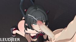 ass_out cum cum_drip cum_on_face dick_on_face half-closed_eyes jane_doe_(zenless_zone_zero) leudjeer nude_male zenless_zone_zero