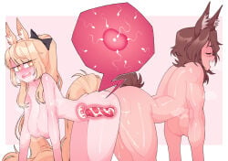 1futa 1girls 2d ass_to_ass big_ass big_breasts blush blush_lines blushing closed_eyes cum cum_in_pussy cum_inside cumming cumming_in_pussy cumming_in_uterus cumming_inside cumming_while_penetrated cumming_while_penetrating cumshot cypher_05 female futa_on_female futanari horse horse_ears horse_girl horse_tail knot knotted knotted_penis knotting looking_back looking_pleasured muscular muscular_futa naked naked_female nude nude_female open_mouth pussy reverse_doggy_style sex simple_background sperm sperm_cell steam steaming_body steamy steamy_breath tagme tagme_(character) uterus uterus_view vagina vaginal vaginal_insertion vaginal_penetration vaginal_sex x-ray x-ray_view