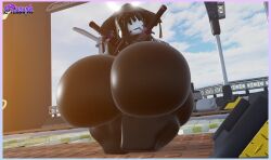 1girls 3d ass deviantart fully_clothed hyper_ass martyr_(the_battle_bricks) roblox rusoph tagme the_battle_bricks