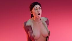 3d breasts nancy_wheeler stranger_things tits