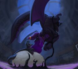 alatreon anthro balls big_balls big_penis capcom dominant dragon duo feral forced forced_oral genitals hi_res huge_balls huge_penis hyper hyper_balls hyper_genitalia hyper_penis kittykage knot knotted_penis larger_sub male male/male mideilos monster_hunter mythological_creature mythological_scalie mythology oral penis raizen_t'laaren scalie sergal sex size_difference submissive tendrils