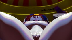 blue_eyes breasts_out pomni_(tadc) pomni_(the_amazing_digital_circus) pussy tadc the_amazing_digital_circus