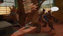 animal_genitalia animal_vulva anthro anus assisted_vore avian bestiality bluedragon55 breasts butt dobermann_(untied_verbeger) english_text feathered_wings feathers feet_first female feral feral_pred first_person_view furniture genitals group gryphon gryphon_(untied_verbeger) hi_res human human_on_feral human_prey inside interspecies inviting large_penetration larger_pred male male/female mammal modern_architecture mythological_avian mythological_creature mythology partially_inside penetration presenting presenting_hindquarters prostitution size_difference smile speech_bubble spread_legs spreading tail text tongue trio unbirthing vaginal vore vulva willing_prey wings