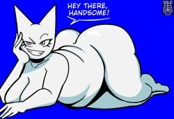! 1anthro 1girl 1girls ass ass_focus ass_up breast_press breasts bubble_ass bubble_butt butt butt_focus chubby chubby_anthro chubby_belly chubby_female demon demon_girl english_text fat_ass fat_butt fat_female femtanyl half-closed_eyes hand_on_face huge_ass huge_butt looking_at_viewer massive_ass massive_butt naked naked_female oil oiled oiled_ass oiled_butt oiled_skin oily oily_body oily_skin ribznsfw sharp_teeth smile smiling smiling_at_viewer teeth text thick thick_ass thick_butt thick_hips thick_legs thick_thighs token_(femtanyl) white_body white_skin