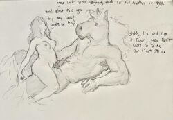 absurd_res aedificator anthro anthro_penetrating anthro_penetrating_human artist_request athletic athletic_anthro athletic_male cowgirl_position english_text equid equine fan_character female female_human female_on_anthro from_front_position hi_res horse human human_on_anthro human_penetrated interspecies interspecies_pregnancy interspecies_romance male male/female male_anthro male_on_human mammal muscular muscular_anthro muscular_male on_bottom on_top penetration penile penile_penetration penis_in_vagina pregnant pregnant_sex pubes sex text vaginal vaginal_penetration
