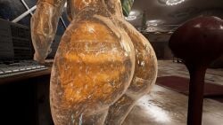 1girls anastasia_nazarova_(atomic_heart) ass atomic_heart breasts dat_ass hips huge_ass large_ass screencap thighs