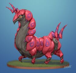 animal_genitalia animal_vulva anus big_anus equine_anus equine_genitalia equine_teats equine_udders equine_vulva exoskeleton female feral generation_5_pokemon genitals hi_res huge_anus laser_(artist) nintendo plump_labia pokemon pokemon_(species) puffy_anus scolipede solo teats udders vulva
