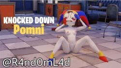 3d 3d_(artwork) blender blender_(software) crossover embarrassed embarrassed_nude_female epic_games fortnite glitch_productions jester jester_hat nude nude_female pomni pomni_(tadc) pomni_(the_amazing_digital_circus) pose posing public r4nd0m_l4d self_upload solo the_amazing_digital_circus twitter_link
