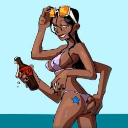 bikini nico_robin one_piece sexy_pose tattoo yak1d