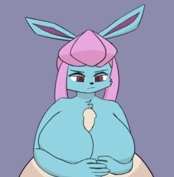 1boy 1girls 2019 alternate_color animated anthro anthrofied big_breasts big_penis bodily_fluids bouncing_breasts breasts cece_(hsp) digital_media_(artwork) eeveelution female fur genital_fluids glaceon hair half-closed_eyes hsp huge_breasts human interspecies large_breasts looking_down loop male male_pov mammal nintendo nude paizuri penis pink_eyes pink_hair pokémon_(species) poképhilia pokemon pokemon_dppt pov simple_background straight video_games