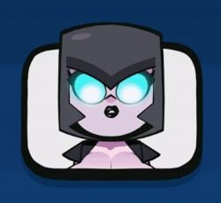 1girls 2d animated animation big black breasts busty clash_(series) clash_royale cleavage emote emote_(clash_royale) female female_focus female_only goth inconvenient_boobs inconvenient_breasts lipstick night_witch_(clash_royale) nipples_out sólo short shorter_than_10_seconds solo_female solo_focus sqwunx_(artist) struggling_to_fit supercell sweat sweatdrop that_one_night_witch_emote wardrobe_malfunction witch zipper zipper_malfunction zipper_wont_zip