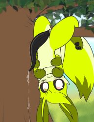 3_toes 4_arms 4_fingers animal_genitalia animal_penis antennae_(anatomy) anthro arthropod arthropod_abdomen bee black_pawpads black_penis black_sclera blush bodily_fluids branch char_(hikiwi) cheek_tuft colored digital_media_(artwork) digitigrade facial_tuft feet feral fingers genital_slit genitals hair hair_over_eye hi_res hikiwi hybrid hymenopteran in_tree insect_wings insects leaf lepidopteran long_penis looking_at_viewer male mane moth multi_arm multi_limb multicolored_body on_branch pawpads paws penis plant prehensile_penis simple_background solo tapering_penis toes traditional_media_(artwork) tree tuft upside-down white_eyes wings