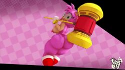 1girls 3d amy_rose animated anthro anus ass_clapping big_ass big_breasts female female_only freckles freckles_on_face fur genitals hammer large_ass large_breasts mp4 music naked naked_footwear nipples nude nude_female pink_body pink_fur pink_hair seductive sega shaking smile solo sonic_(series) sonic_the_hedgehog_(series) sound tagme tools twerking video vulva whoofly wide_hips