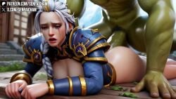 16:9 1boy 1girls 3d ai ai_art ai_assisted ai_generated animated animation aroused ass boob breasts cleavage cock cum dick doggy_style erection female forced fucked_from_behind girl hi_res high_resolution highres huge_cock human jaina_proudmoore large_breasts large_penis moan moaning moaning_in_pleasure moans mp4 orc patreon penis pov pussy rape raped realistic rough_sex saliva senpaicham sex sexy shorter_than_10_seconds shorter_than_30_seconds sound sound_edit sound_effect sound_effects straight tagme uncensored veins veiny_penis video warcraft widescreen