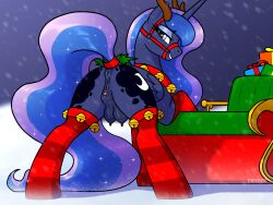 princess luna (mlp) from christmas by user001