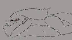 2d_animation aggressive_humping ambiguous_gender animal_balloon animated anthro balloon_animal bite blush blushcrunch_studio blushing_profusely bodily_fluids cum cum_inside dandy's_world dapper_yapper frame_by_frame genderfluid genital_fluids grinding hi_res jewelry lagomorph leporid long_ears looey_(dandy's_world) male mammal masturbation necklace nuzzling orgasm paws pillow pillow_bite pillow_humping rabbit roblox snout solo tail teeth